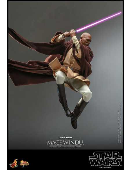 es::Star Wars Episode II Figura 1/6 Mace Windu Hot Toys 32 cm