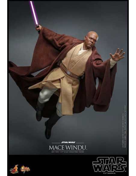 es::Star Wars Episode II Figura 1/6 Mace Windu Hot Toys 32 cm