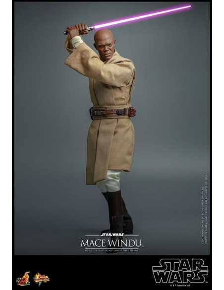 es::Star Wars Episode II Figura 1/6 Mace Windu Hot Toys 32 cm