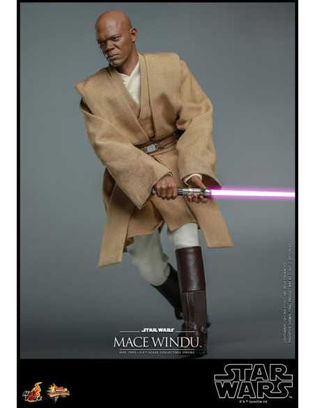 es::Star Wars Episode II Figura 1/6 Mace Windu Hot Toys 32 cm