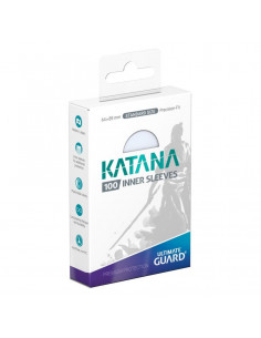 es::Ultimate Guard Katana Inner Sleeves Tamaño Estándar Transparente (100 fundas para cartas)