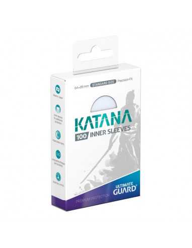 es::Ultimate Guard Katana Inner Sleeves Tamaño Estándar Transparente (100 fundas para cartas)