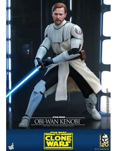 es::Star Wars The Clone Wars Figura 1/6 Obi-Wan Kenobi Hot Toys 31 cm