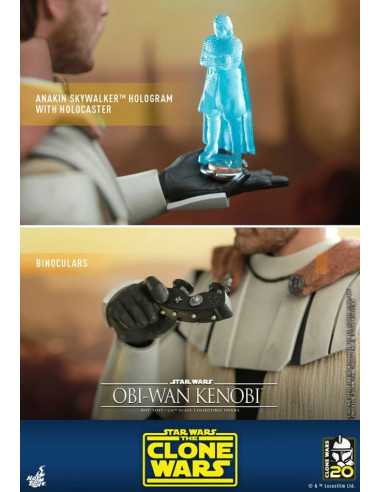 es::Star Wars The Clone Wars Figura 1/6 Obi-Wan Kenobi Hot Toys 31 cm