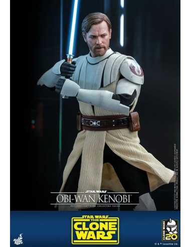 es::Star Wars The Clone Wars Figura 1/6 Obi-Wan Kenobi Hot Toys 31 cm
