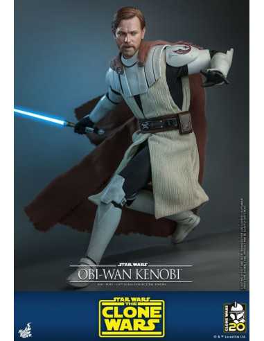 es::Star Wars The Clone Wars Figura 1/6 Obi-Wan Kenobi Hot Toys 31 cm