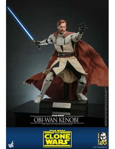 es::Star Wars The Clone Wars Figura 1/6 Obi-Wan Kenobi Hot Toys 31 cm
