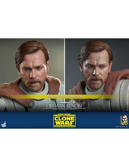 es::Star Wars The Clone Wars Figura 1/6 Obi-Wan Kenobi Hot Toys 31 cm