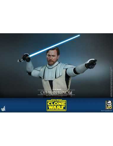 es::Star Wars The Clone Wars Figura 1/6 Obi-Wan Kenobi Hot Toys 31 cm