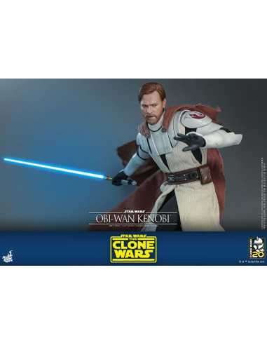 es::Star Wars The Clone Wars Figura 1/6 Obi-Wan Kenobi Hot Toys 31 cm