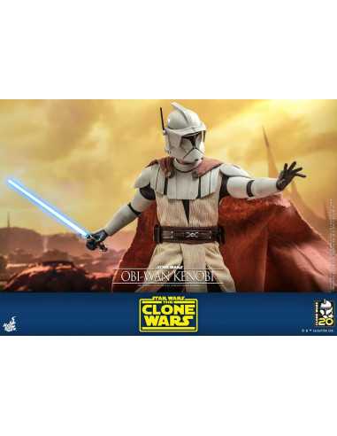 es::Star Wars The Clone Wars Figura 1/6 Obi-Wan Kenobi Hot Toys 31 cm