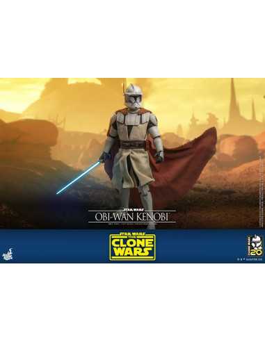 es::Star Wars The Clone Wars Figura 1/6 Obi-Wan Kenobi Hot Toys 31 cm