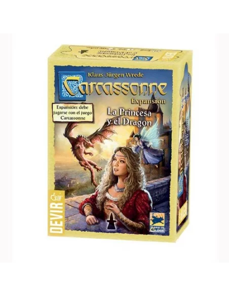 es::Carcassonne: La Princesa y el Dragón - Ampliación Juego de mesa