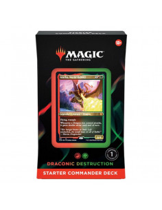 es::Magic the Gathering Mazo inicial de Commander 2022 Draconic Destruction (En Inglés)