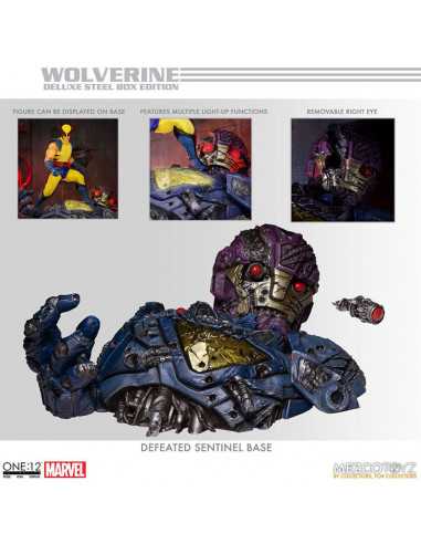 es::Marvel Universe Figura Wolverine One:12 Collective Deluxe Steel Box Edition 16 cm