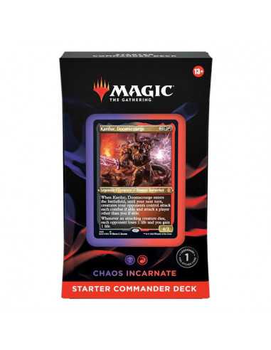 es::Magic the Gathering Mazo inicial de Commander 2022 Chaos Incarnate (En Inglés)