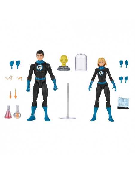 es::Marvel Legends Fantastic Four Pack de 2 Figuras Franklin Richards and Valeria Richards 15 cm 