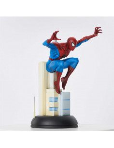 es::Marvel Comic Gallery Estatua Leaping Spiderman 20 cm 2
