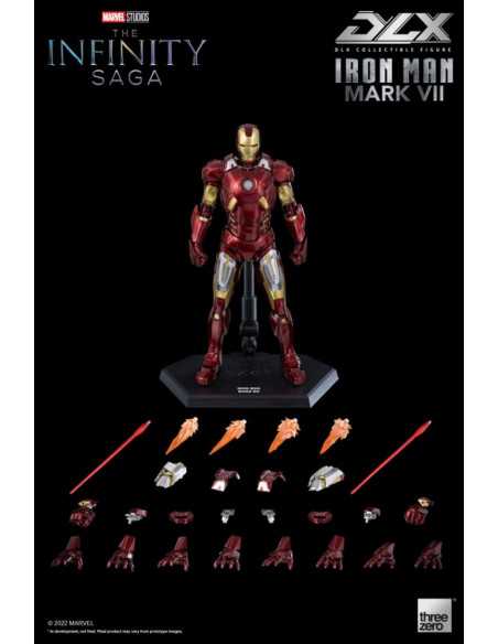 es::Infinity Saga Figura 1/12 DLX Iron Man Mark 42 17 cm