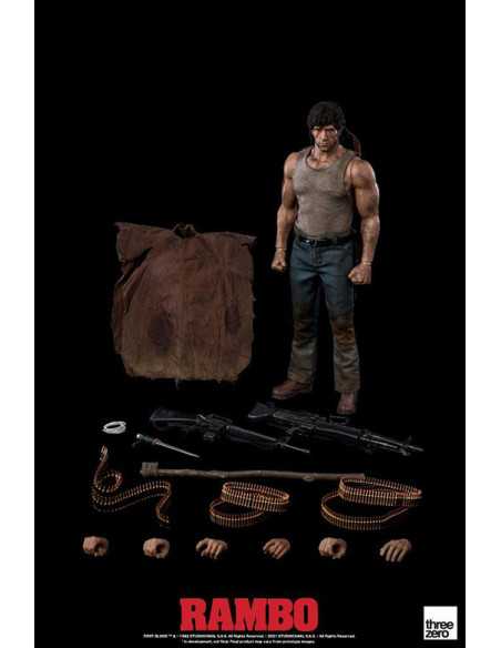 es::Rambo: primera sangre Figura 1/6 John Rambo 30 cm es::Rambo: primera sangre Figura 1/6 John Rambo 30 cm