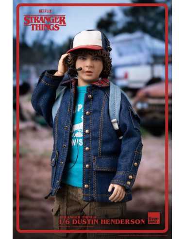 es::Stranger Things Figura 1/6 Dustin Henderson 23 cm
