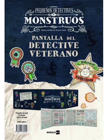 es::Pequeños Detectives de Monstruos: Pantalla del Detective Veterano