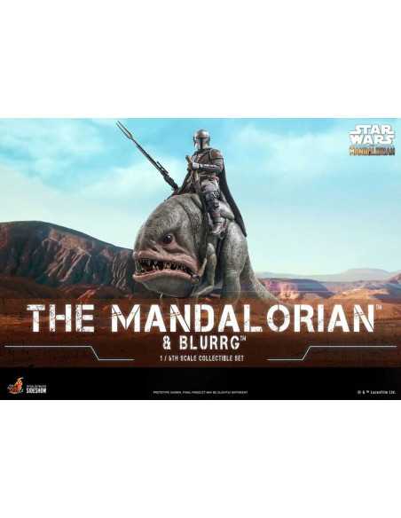 es::Star Wars The Mandalorian Pack 2 Figuras 1/6 The Mandalorian y Blurrg Hot Toys 37 cm