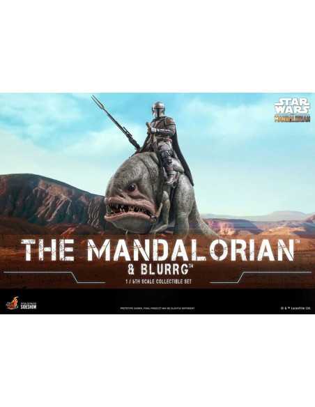 es::Star Wars The Mandalorian Pack 2 Figuras 1/6 The Mandalorian y Blurrg Hot Toys 37 cm es::Star Wars The Mandalorian Pack 2 Figuras 1/6 The Mandalorian y Blurrg Hot Toys 37 cm