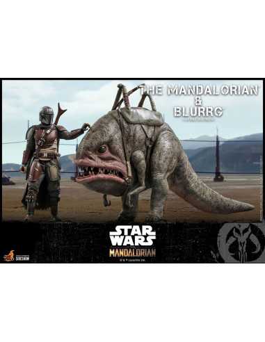 es::Star Wars The Mandalorian Pack 2 Figuras 1/6 The Mandalorian y Blurrg Hot Toys 37 cm