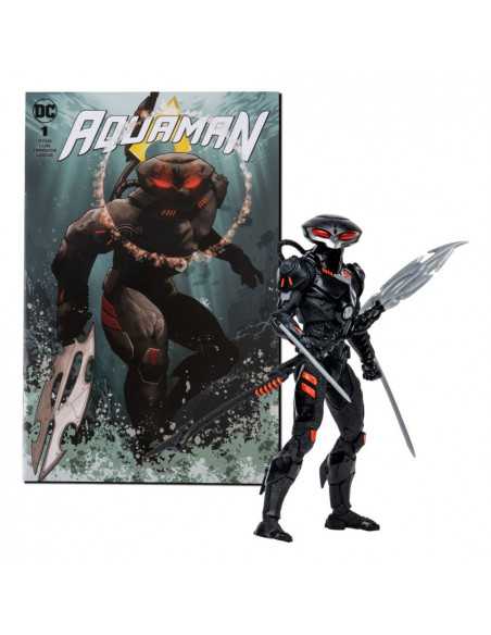 es::DC Page Punchers Figura & Cómic Black Manta (Aquaman) 18 cm