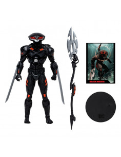 es::DC Page Punchers Figura & Cómic Black Manta (Aquaman) 18 cm 2