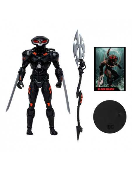 es::DC Page Punchers Figura & Cómic Black Manta (Aquaman) 18 cm