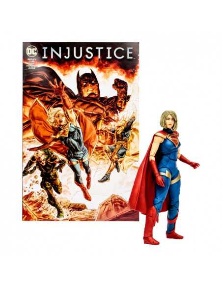 es::DC Page Punchers Gaming Figura & Cómic Supergirl (Injustice 2) 18 cm