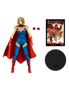 es::DC Page Punchers Gaming Figura & Cómic Supergirl (Injustice 2) 18 cm 2