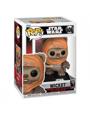es::Star Wars Return of the Jedi 40th Anniversary Funko POP! Figura Wicket 9 cm