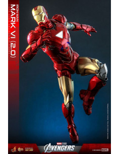 es::Marvel's The Avengers Figura 1/6 Iron Man Mark VI (2.0) Hot Toys 32 cm 2