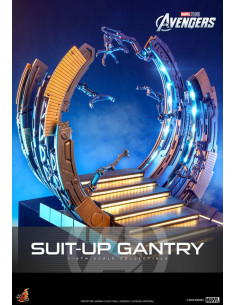 es::Marvel's The AvengersSet Accesorios Accessories Collection Series Iron Man Suit-Up Gantry Hot Toys 