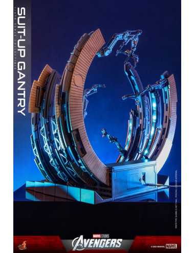 es::Marvel's The AvengersSet Accesorios Accessories Collection Series Iron Man Suit-Up Gantry Hot Toys