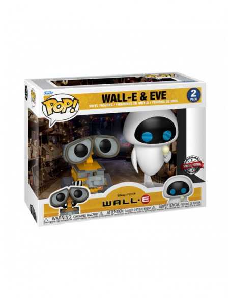 es::Wall-E Moment Pack de 2 Funko POP! Wall-E & Bulb Eve 9 cm