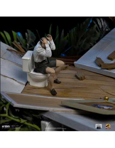 es::Jurassic Park Estatua 1/20 Demi Art Scale T-Rex attacks Donald Gennaro 30 cm