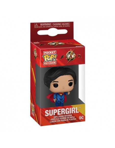es::The Flash Llavero Pocket POP! Supergirl 4 cm