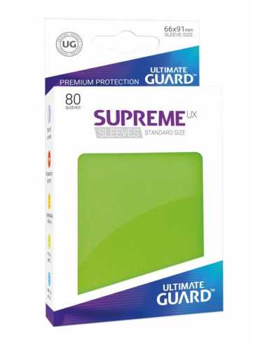 es::Ultimate Guard Supreme UX Sleeves Fundas de Cartas Tamaño Estándar Verde Claro (80)