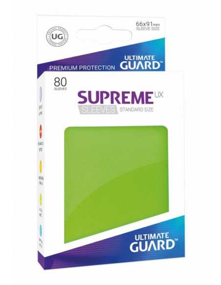 es::Ultimate Guard Supreme UX Sleeves Fundas de Cartas Tamaño Estándar Verde Claro (80)