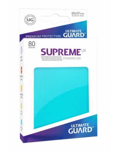 es::Ultimate Guard Supreme UX Sleeves Fundas de Cartas Tamaño Estándar Aguamarina (80)