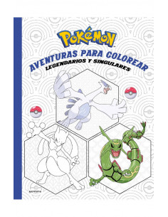 es::Pokémon. Aventuras para colorear: legendarios y singulares