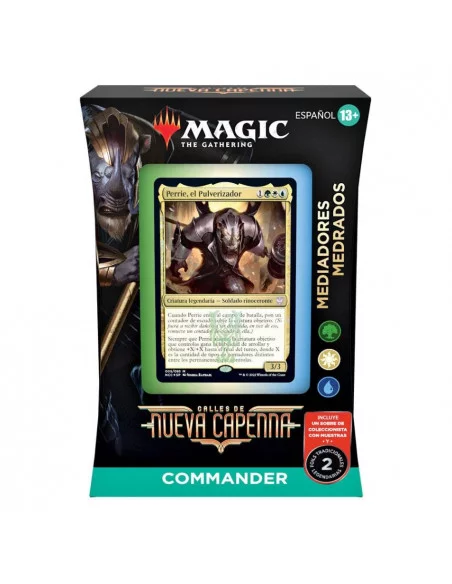 es::Magic the Gathering Calles de Nueva Capenna Mediadores medrados Mazo de Commander en castellano