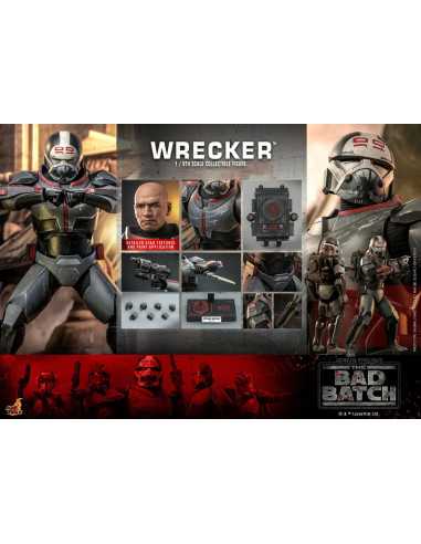 es::Star Wars: The bad Batch Figura 1/6 Wrecker Hot Toys 33 cm