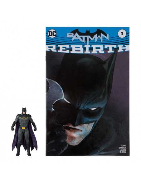 es::DC Page Punchers Figura & Cómic Batman (Rebirth) 8 cm