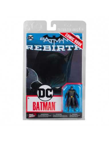 es::DC Page Punchers Figura & Cómic Batman (Rebirth) 8 cm