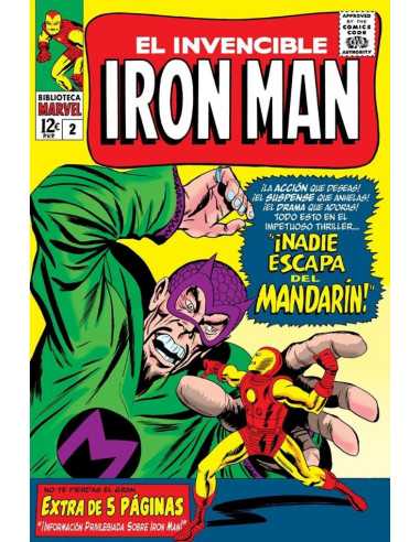 es::Biblioteca Marvel. El Invencible Iron Man 2. 1963-64